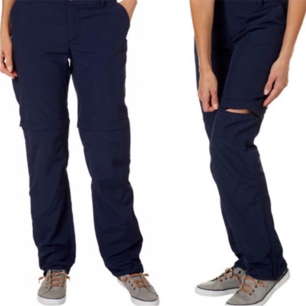 Columbia Women’s Palm Peak PFG Convertible Navy Blue Pants Size 12 S